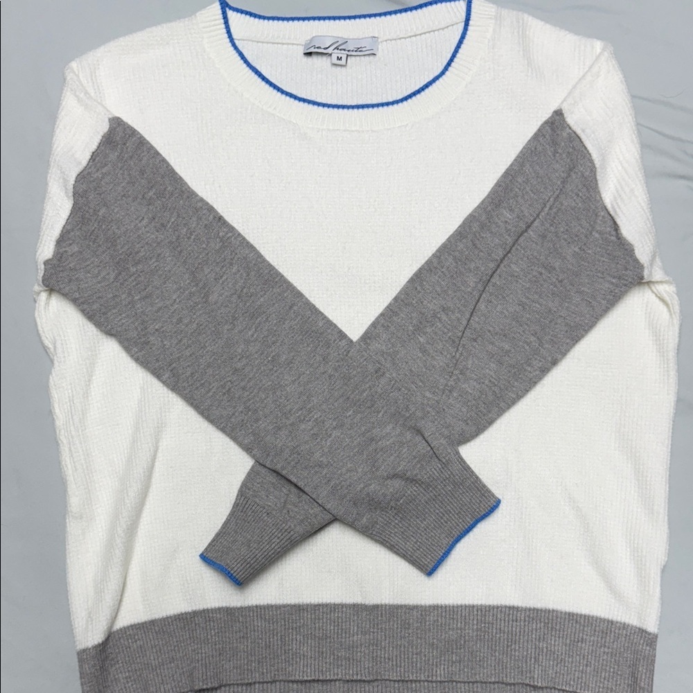 Red Haute White and Gray Women's Sweater